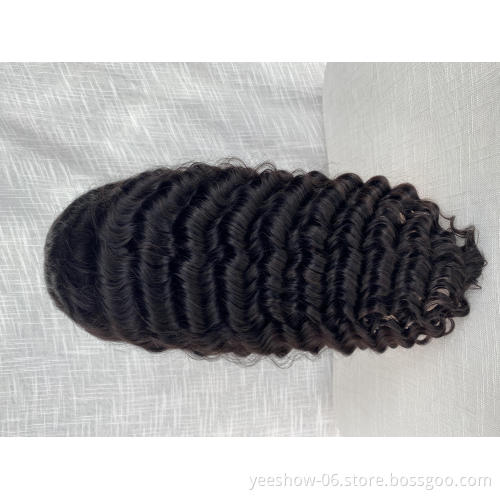 100 deep Wave Virgin Human Hair HD Lace Front Wig Pre Plucked 13*4 Cuticle Aligned Human Virgin Hair Wig Double Drawn
